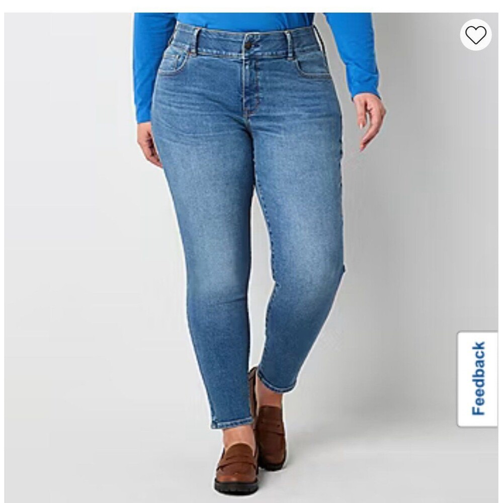 a.n.a mid rise skinny jean size women 24‎ NWT